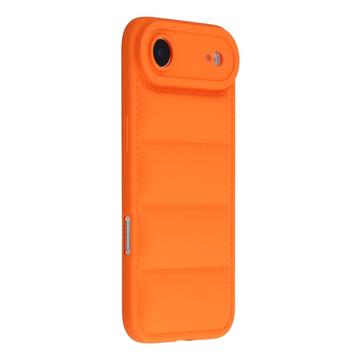 iPhone Air Funda de TPU a prueba de golpes para chaqueta acolchada - Naranja