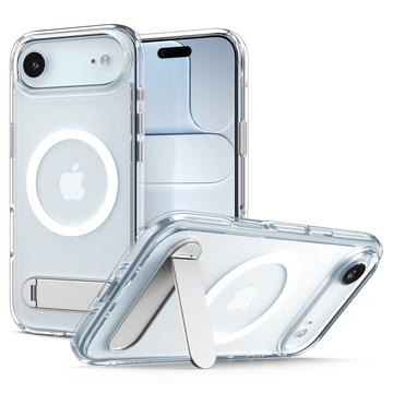 Funda MagSafe con soporte iPhone Air Spigen Ultra Hybrid S Mag - Blanco / Transparente