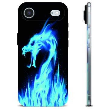 Funda de TPU para iPhone Air - Dragón de Fuego Azul