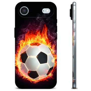 Funda de TPU para iPhone Air - Pelota de Fútbol en Llamas