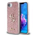 Carcasa Guess Fixed Glitter 4G Metal Logo para iPhone 16e