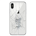 Reparación de la tapa posterior del iPhone X - Solo cristal - Blanco