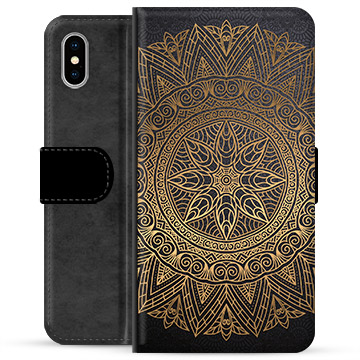 Funda Cartera Premium para iPhone X / iPhone XS - Mandala