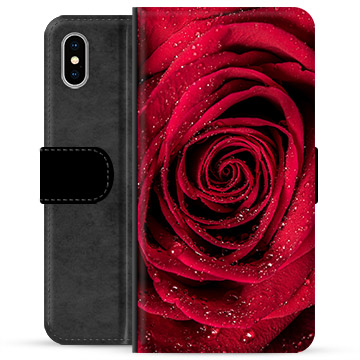 Funda Cartera Premium para iPhone X / iPhone XS - Rosa