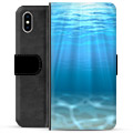 Funda Cartera Premium para iPhone X / iPhone XS - Mar