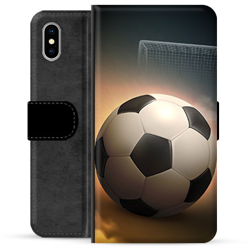 Funda Cartera Premium para iPhone X / iPhone XS - Fútbol
