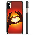 Carcasa Protectora para iPhone XS Max - Silueta del Corazón