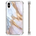 Funda Híbrida para iPhone X / iPhone XS - Mármol Elegante