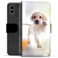 Funda Cartera Premium para iPhone X / iPhone XS - Perro