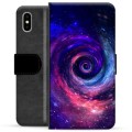 Funda Cartera Premium para iPhone X / iPhone XS - Galaxia