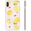 Funda de TPU para iPhone X / iPhone XS - Patrón de Limón