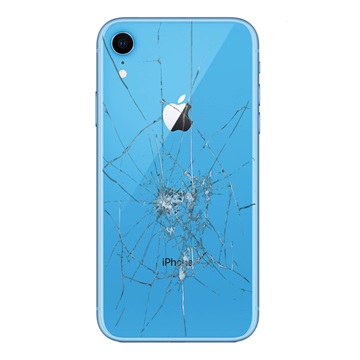 Reparación de la tapa posterior del iPhone XR - Solo cristal - Azul