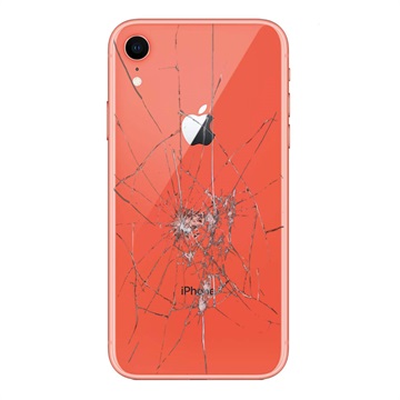 Reparación de la tapa posterior del iPhone XR - Solo cristal - Coral