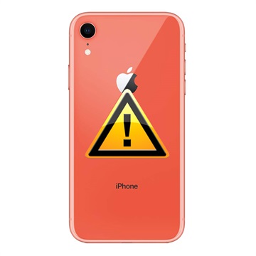 Reparación Tapa de Batería para iPhone XR - incl. marco - Coral