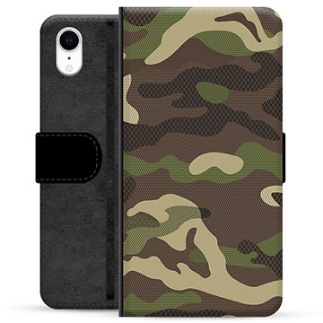 Funda Cartera Premium con Función de Soporte para iPhone XR - Camuflaje