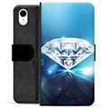 Funda Cartera Premium con Función de Soporte para iPhone XR - Diamante