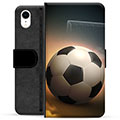 Funda Cartera Premium con Función de Soporte para iPhone XR - Fútbol