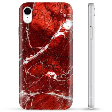 Funda de TPU para iPhone XR - Mármol Rojo