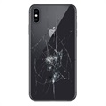 Reparación de la tapa posterior del iPhone XS Max - Solo cristal - Negro