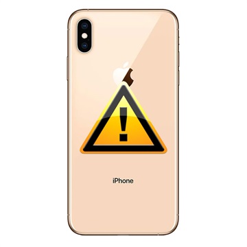 Reparación Tapa de Batería para iPhone XS Max - incl. marco - Dorado