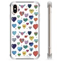 Funda Híbrida para iPhone X / iPhone XS - Corazones