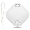 itag03 Bluetooth Finder Localizador Anti-Pérdida para Dispositivo Apple Mini Rastreador Portátil con Correa - Blanco