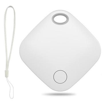 itag03 Bluetooth Finder Localizador Anti-Pérdida para Dispositivo Apple Mini Rastreador Portátil con Correa - Blanco