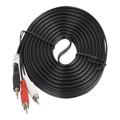 Lanberg Cable de Audio Negro 5m - Negro