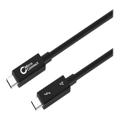 Cable MicroConnect USB 3.1 / Thunderbolt 4 USB Tipo-C 1m Negro