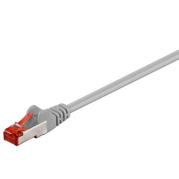 Cable de Red CCA RJ45 S/FTP CAT 6 Goobay - 1m - Gris