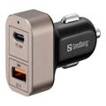 Sandberg Car power adapter 24Watt Encendedor de cigarrillos automotriz