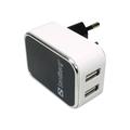 Cargador de CA Sandberg 440-57 Dual USB - Negro / Blanco