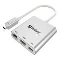 Adaptador USB Sandberg USB-C HDMI - Blanco