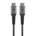 USB-C™-till-USB-C™-textilkabel med metallkontakter 0,5 m14804
