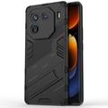 Funda Híbrida con Soporte Armor Serie para vivo iQOO 12 Pro - Negro