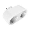 Enchufe Inalámbrico Inteligente Puerto Dual Woox R6073 - Blanco