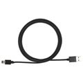 Cable Magnético 3-en-1 - Lightning, MicroUSB, Tipo-C - Negro