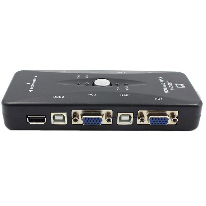 4Port VGA/USB 2.0 KVM Switch FullHD