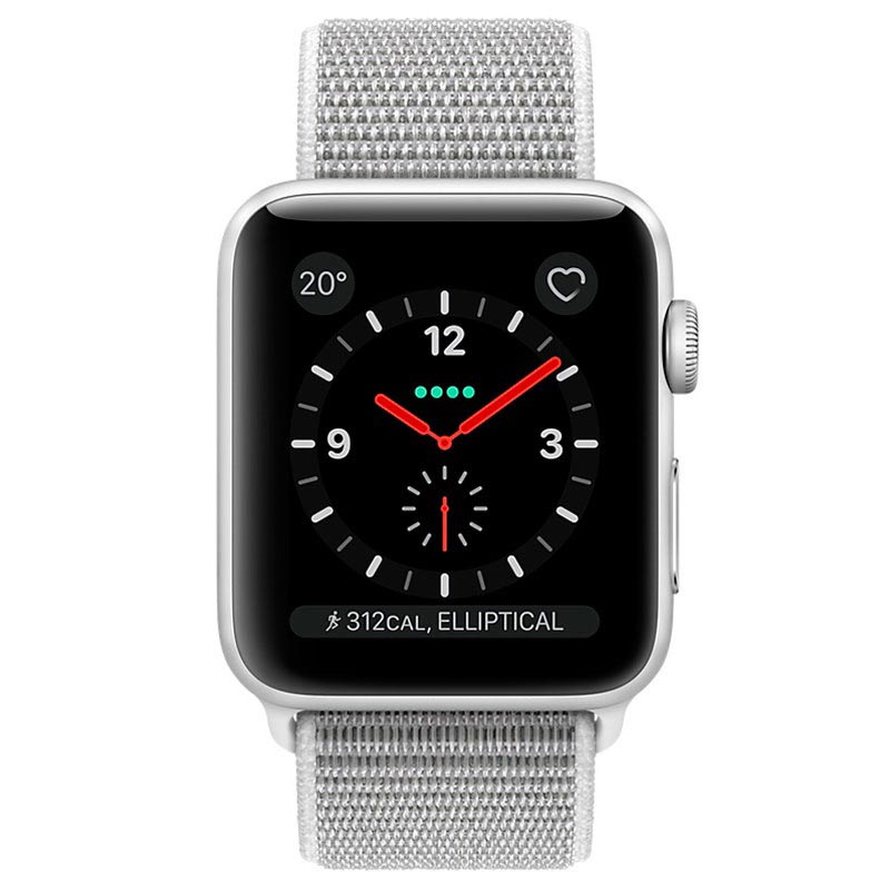 Apple Watch Series 3 LTE MQKR2ZD/A - Aluminio, Correa Deportiva, 42mm, 16GB