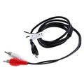 Cable microUSB / 2x RCA