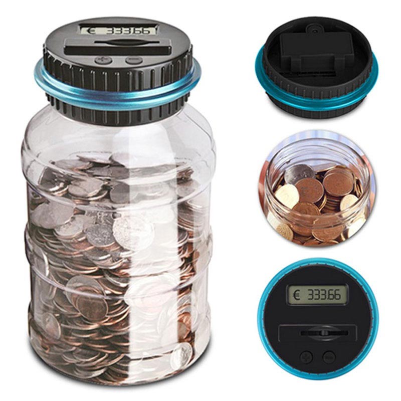 Emerson Digital Counting Money Jar 