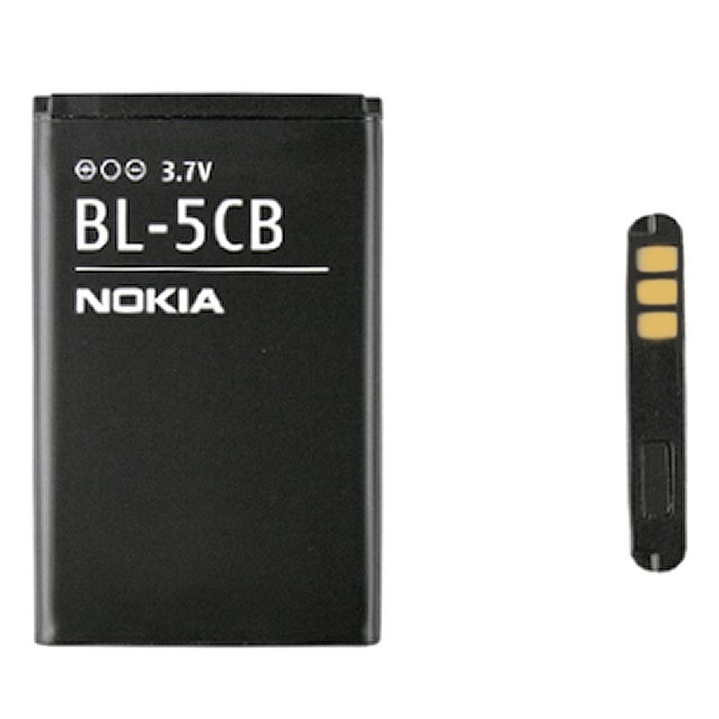 Original Nokia bl-5cb batería para 100 101 105 109 113 1280 1800 c1-01 c1-02 x2-05