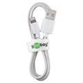 Cable con Conector Lightning Goobay para Sincronización & Carga - 3m - Blanco
