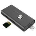 Lector de Tarjeta MicroSD con Conector Lightning a USB Ksix iMemory Extension - iPhone, iPod, iPad