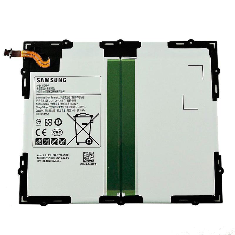 Batería EBBT585ABE para Samsung Galaxy Tab A 10.1 (2016) T580, T585 Batería EBBT585ABE para Samsung Galaxy Tab A 10.1 (2016) T580, T585