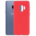 Funda de Silicona Flexible para Samsung Galaxy S9 - Rojo