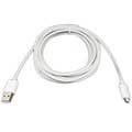 Cable USB 2.0 / MicroUSB - 3m - Blanco