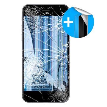 Pantalla LCD del iPhone 6 Reparada más un Protector de Pantalla - Negro