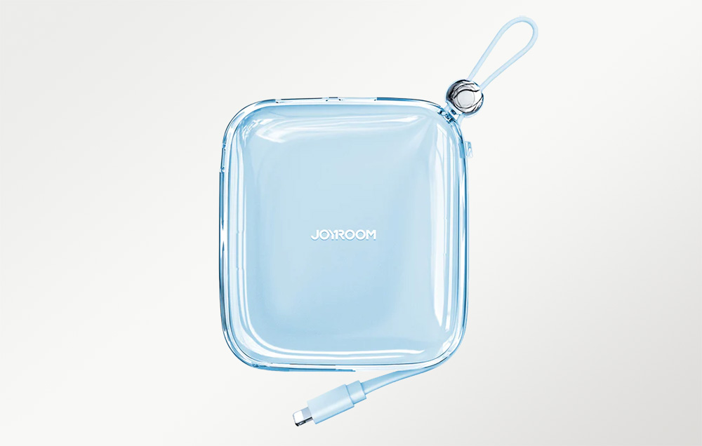 Joyroom Jelly JR-L005 Lightning Power Bank 10000mAh - Puertos USB-C, USB-A - Azul