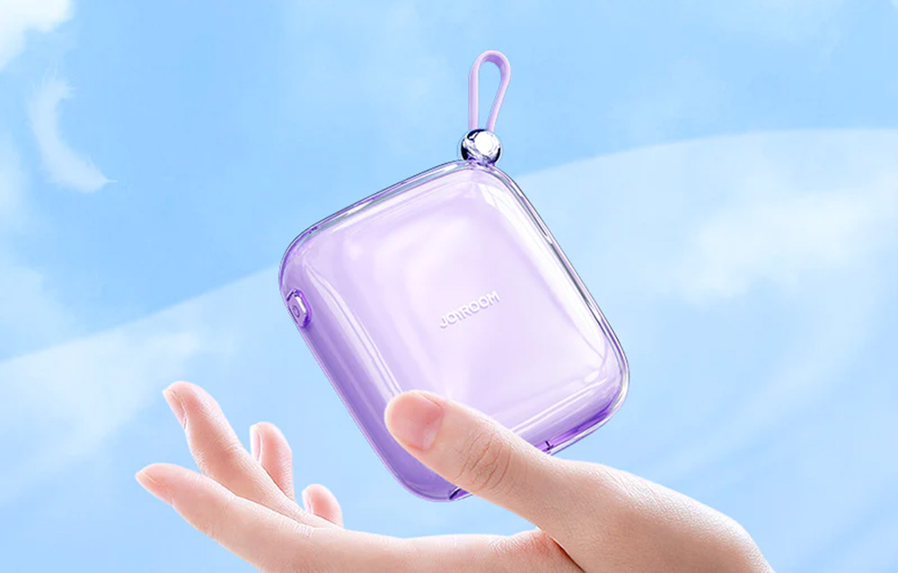 Joyroom Jelly JR-L005 Lightning Power Bank 10000mAh - Puertos USB-C, USB-A - Azul